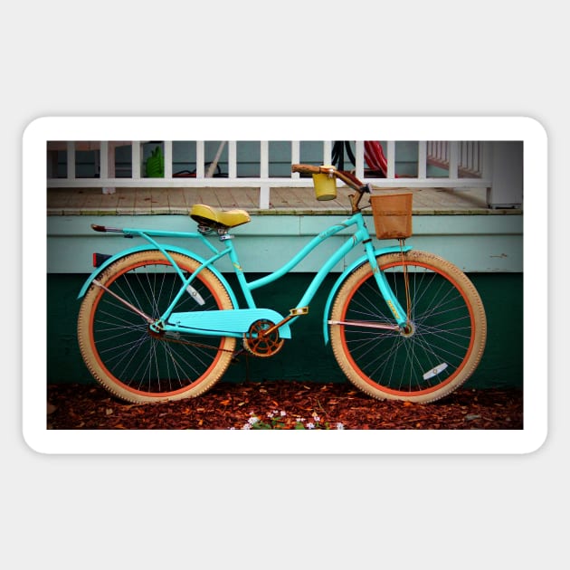 Beach Cruiser Bike Sticker by Cynthia48